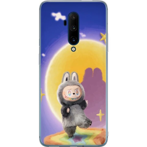 OnePlus 7T Pro Läpinäkyvä kuori Labubu Neon Pop - Neonväri
