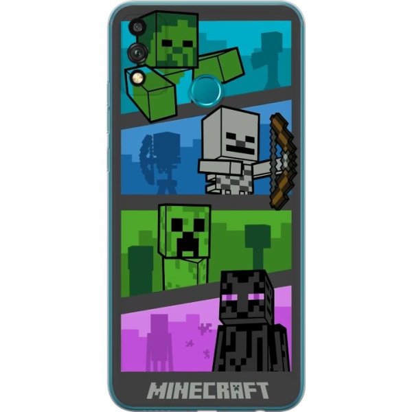 Honor 9X Lite Gjennomsiktig deksel Minecraft
