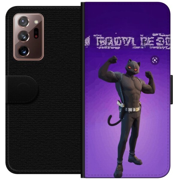 Samsung Galaxy Note20 Ultra Tegnebogsetui Fortnite - Meowscles