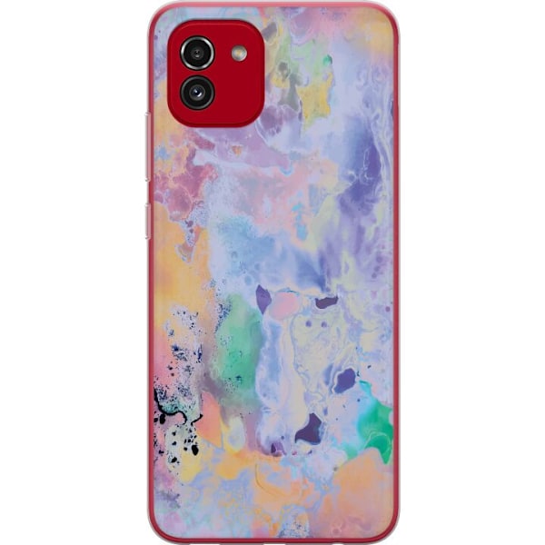 Samsung Galaxy A03 Cover / Mobilcover - Marmor