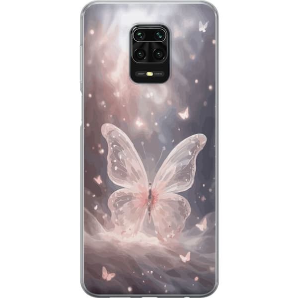 Kompatibel Mobilcover til Xiaomi Redmi Note 9S Sommerfugl
