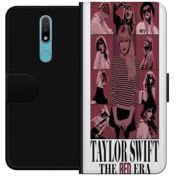 Nokia 2.4 Plånboksfodral Taylor Swift Red