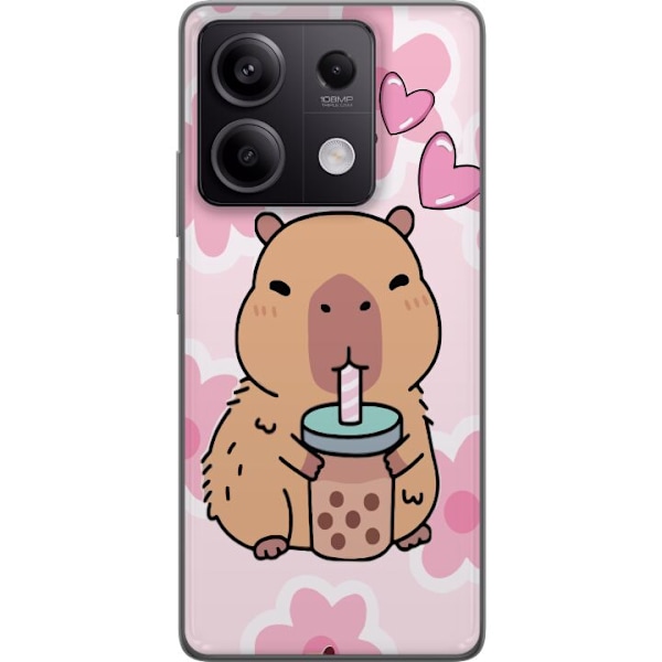 Xiaomi Redmi Note 13 Pro Läpinäkyvä kuori Kawaii Capybara S