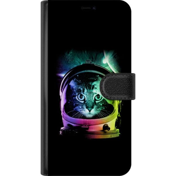 Kompatibelt Plånboksfodral till Samsung Galaxy S10+ Space Cat