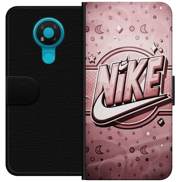 Nokia 3.4 Plånboksfodral Nike Rosa