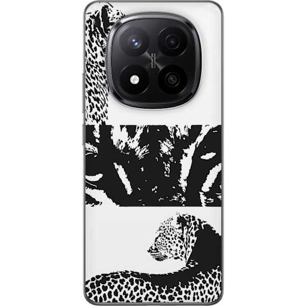 Xiaomi Redmi Note 14 Pro+ Läpinäkyvä kuori Leopard Faces