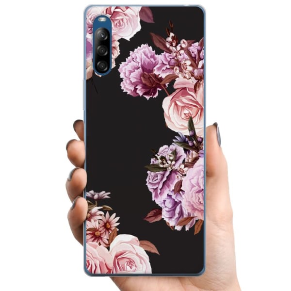 Sony Xperia L4 TPU Mobilcover Blomster