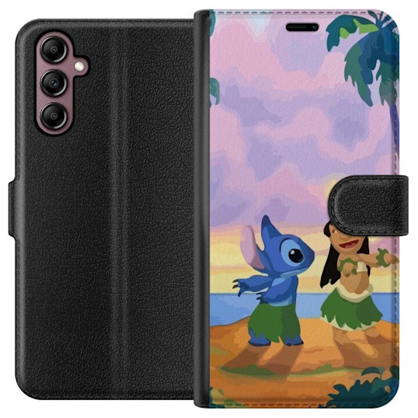 Samsung Galaxy A14 5G Plånboksfodral Lilo and Stitch
