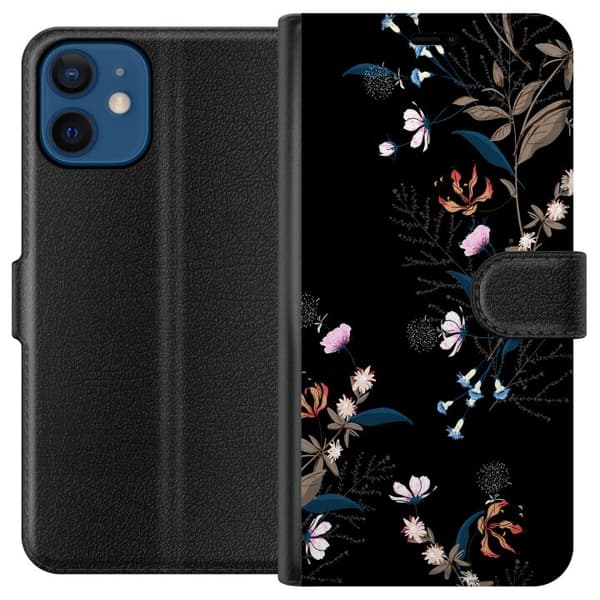 Kompatibelt Plånboksfodral till Apple iPhone 12 mini Blommor