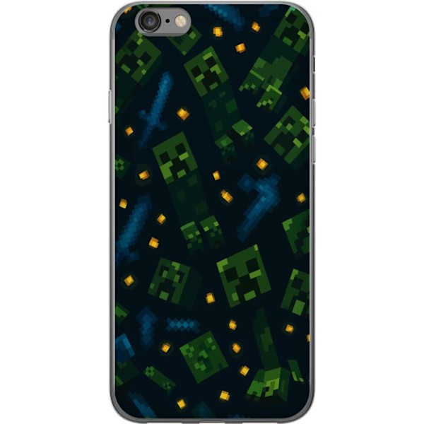 Apple iPhone 6s Läpinäkyvä kuori Minecraft Dungeons Mob