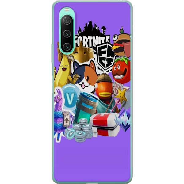 Sony Xperia 10 IV Gjennomsiktig deksel Fortnite