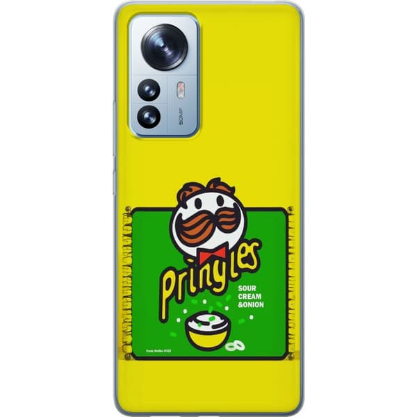 Kompatibelt Mobildeksel til Xiaomi 12 Pro Pringles gul