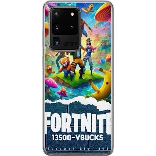 Samsung Galaxy S20 Ultra Gennemsigtig cover Fortnite