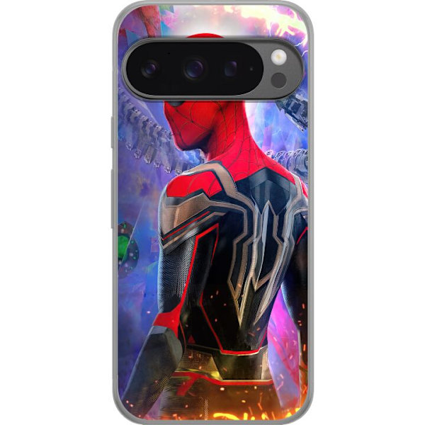 Google Pixel 9 Pro XL Läpinäkyvä kuori Spider Man: No Way H