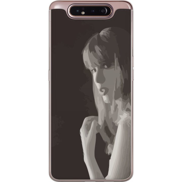 Samsung Galaxy A80 Läpinäkyvä kuori Taylor Swift