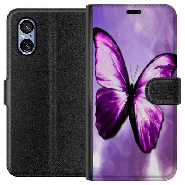 Sony Xperia 10 VI Tegnebogsetui Sommerfugl