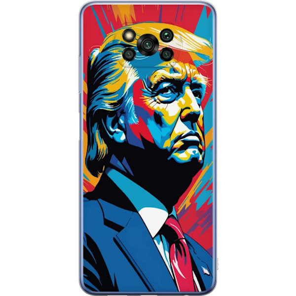 Xiaomi Poco X3 Pro Gennemsigtig cover Trump