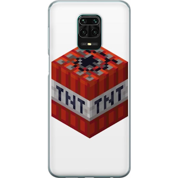Xiaomi Redmi Note 9 Pro Genomskinligt Skal Minecraft TNT