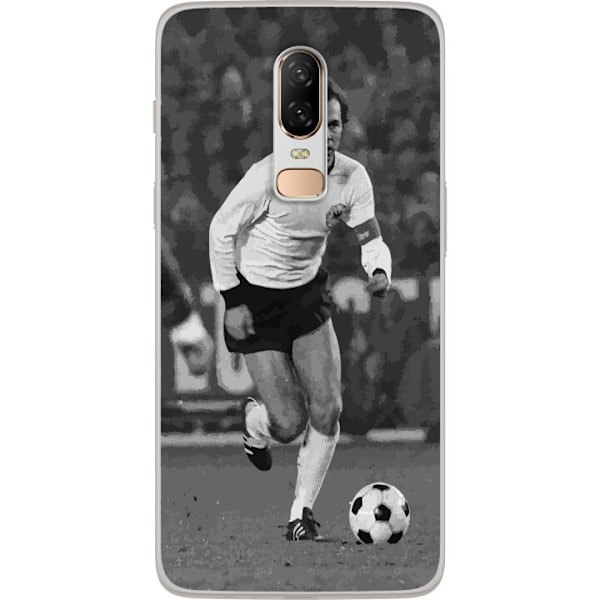 OnePlus 6 Läpinäkyvä kuori Franz Beckenbauer