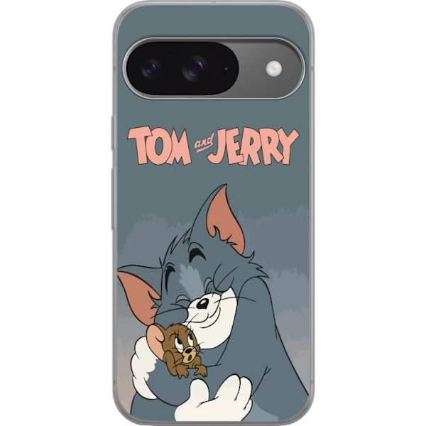 Google Pixel 9 Pro Gennemsigtig cover Tom og Jerry