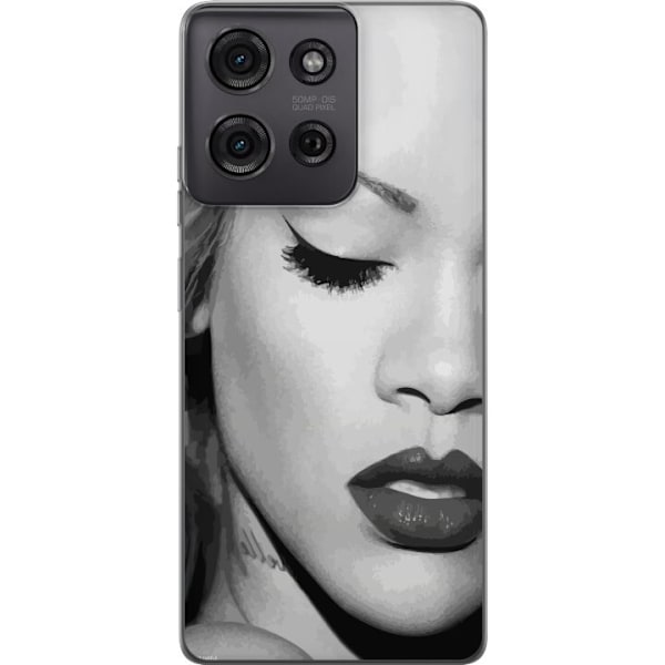 Motorola Moto G75 Gennemsigtig cover Rihanna – Aesthetic Edi