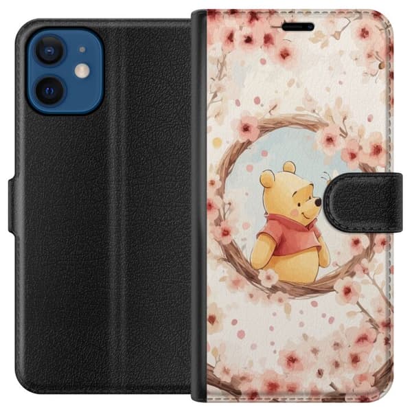 Kompatibel Tegnebogsetui til Apple iPhone 12 mini Nalle Puh