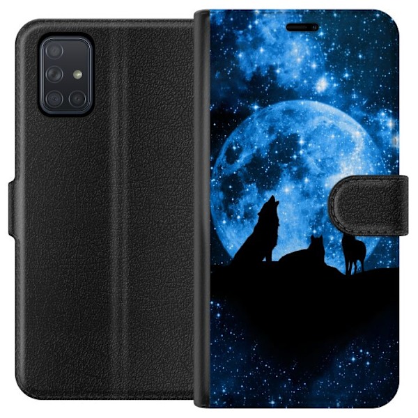 Samsung Galaxy A71 Plånboksfodral Varg
