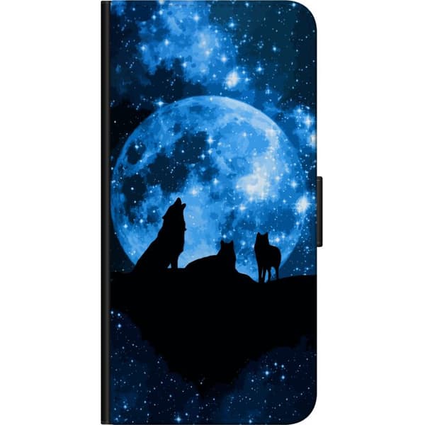 Kompatibel Tegnebogsetui til Samsung Galaxy A03s Ulve