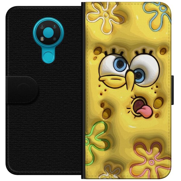 Nokia 3.4 Plånboksfodral SpongeBob