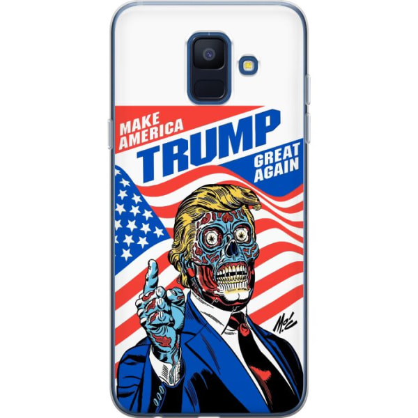 Samsung Galaxy A6 (2018) Gennemsigtig cover  Trump