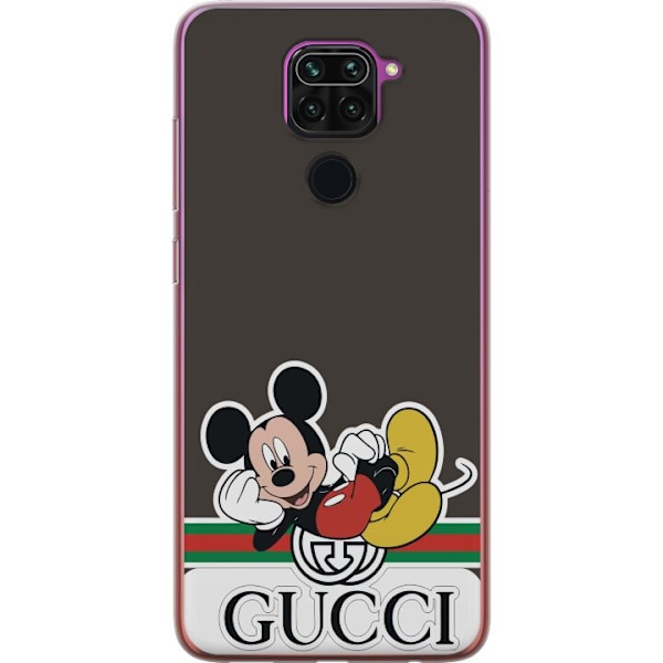 Xiaomi Redmi Note 9 Gennemsigtig cover Gucci Musse Pig