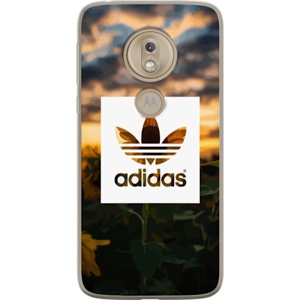 Motorola Moto G7 Play Genomskinligt Skal Adidas