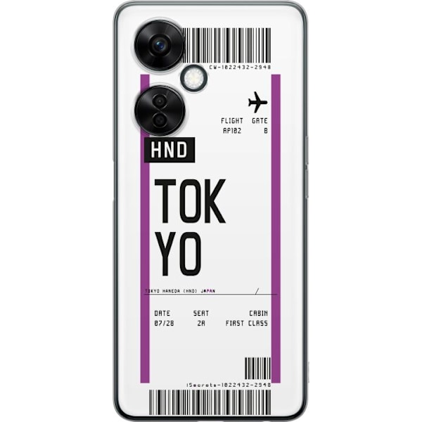 OnePlus Nord CE 3 Lite Gjennomsiktig deksel Tokyo