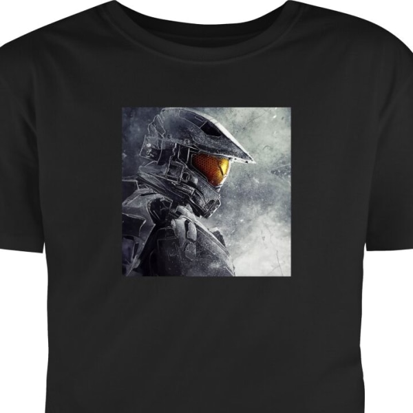 T-Shirt Fortnite - Master Chief svart S