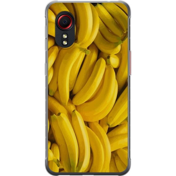 Samsung Galaxy Xcover 5 Gennemsigtig cover Banan mønster