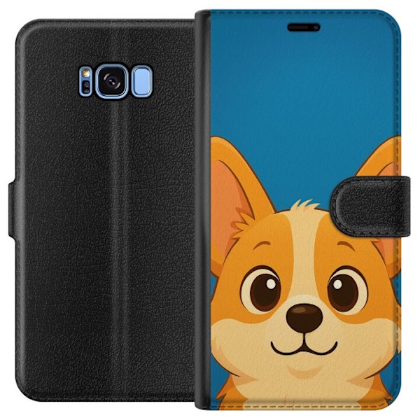 Samsung Galaxy S8 Plånboksfodral Hello Corgi