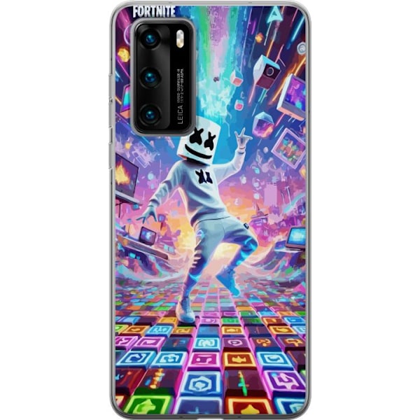 Huawei P40 Läpinäkyvä kuori Fortnite