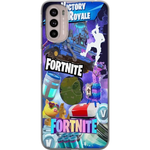 Motorola Moto G41 Gennemsigtig cover Fortnite