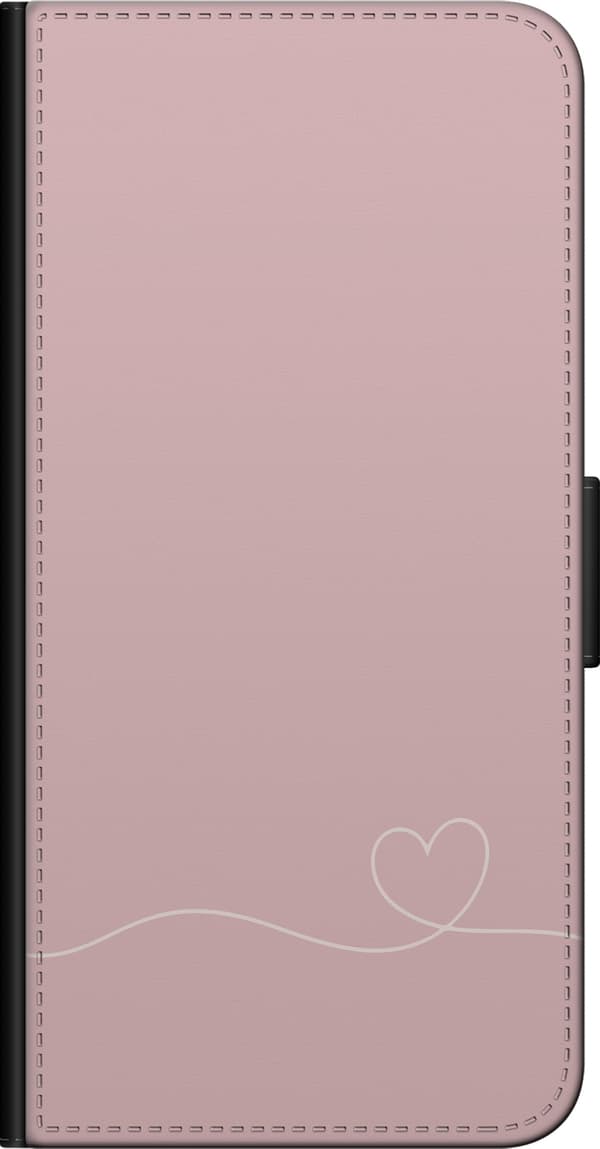 Kompatibelt Lommeboketui til OnePlus 9 Pro Rosa Hjärna Design
