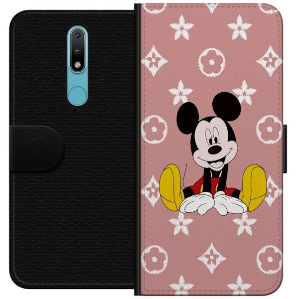 Nokia 2.4 Plånboksfodral Mickey Mouse