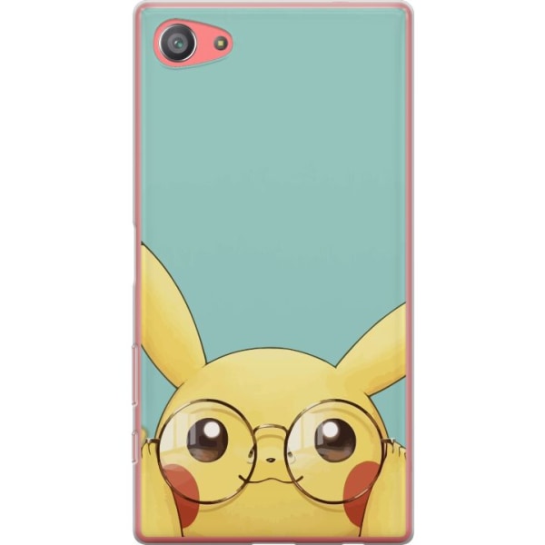 Sony Xperia Z5 Compact Gennemsigtig cover Pikachu briller