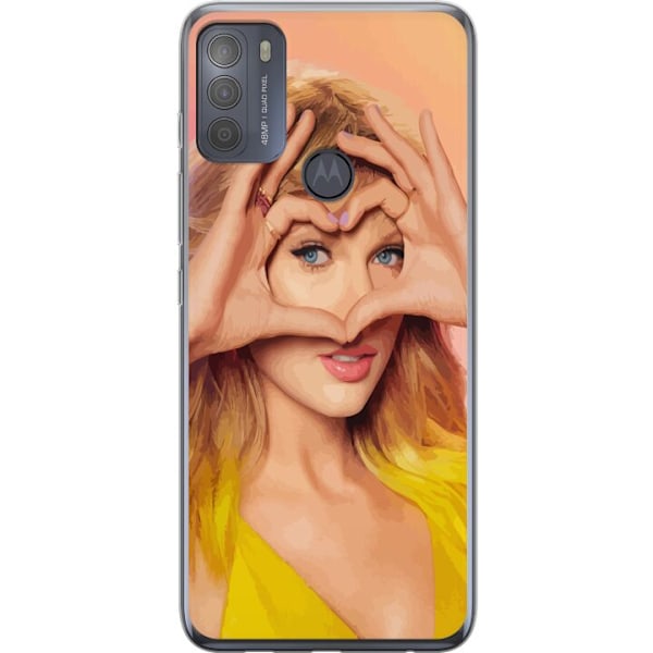 Motorola Moto G50 Gennemsigtig cover Taylor Swift