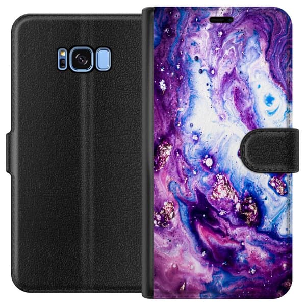 Kompatibelt Plånboksfodral till Samsung Galaxy S8 Galaxy Marble