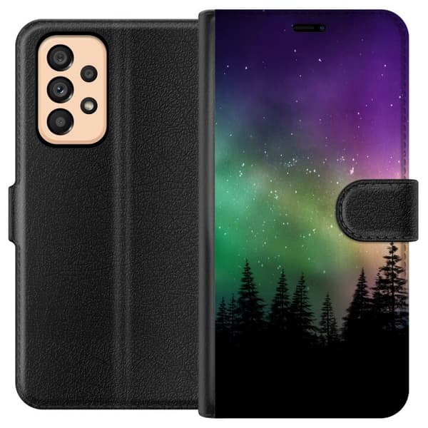 Kompatibelt Lommeboketui til Samsung Galaxy A53 5G Nordlyset