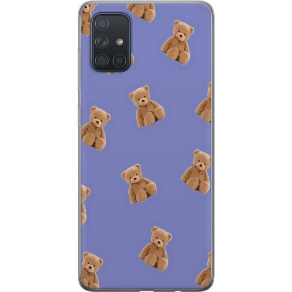 Samsung Galaxy A71 Gennemsigtig cover Flyvende bjørne