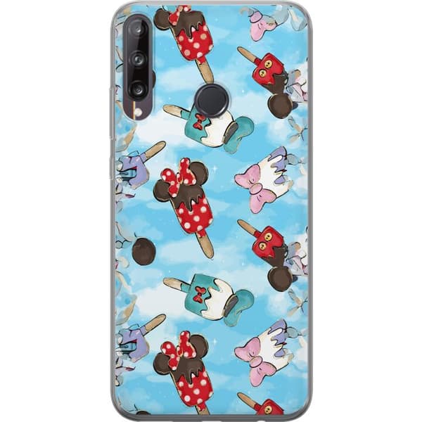 Kompatibel Mobilcover til Huawei P40 lite E Tecknade glassfigurer blå