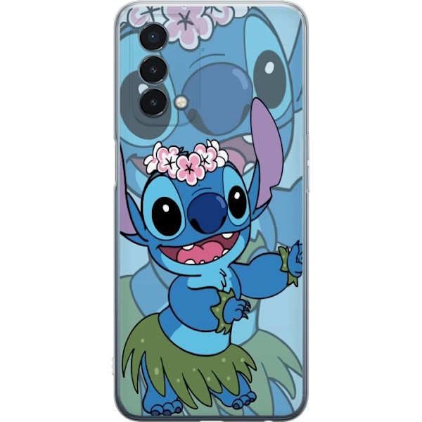 OnePlus Nord N200 5G Läpinäkyvä kuori Stitch tähtien alla