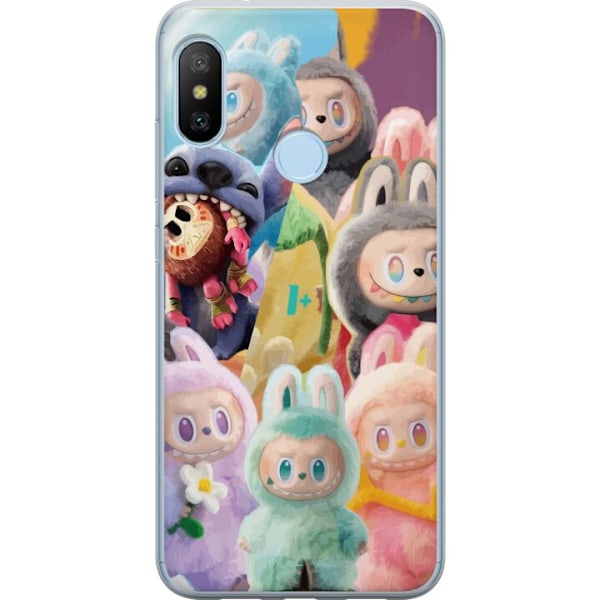 Xiaomi Mi A2 Lite Genomskinligt Skal big into energy labubu