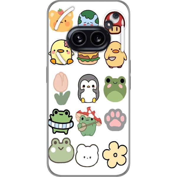 Nothing Phone (2a) Plus Läpinäkyvä kuori Kawaii Friends