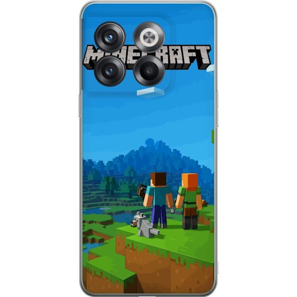 OnePlus 10T Genomskinligt Skal Minecraft Key Art